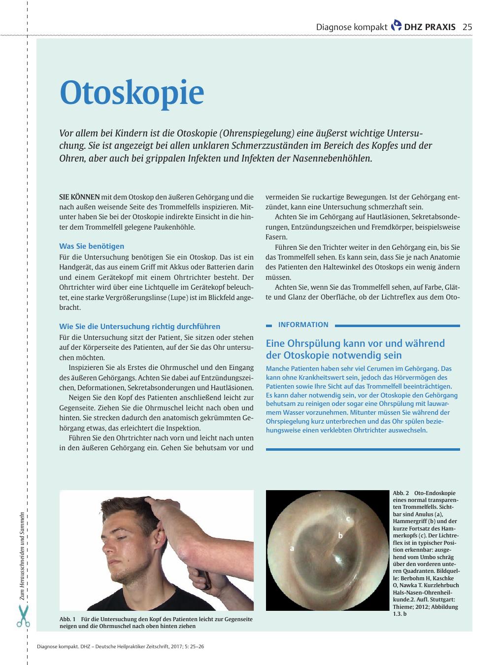 Vorschauseite 1: Otoskopie