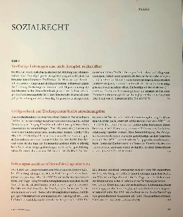 Vorschauseite 1: Sozialrecht