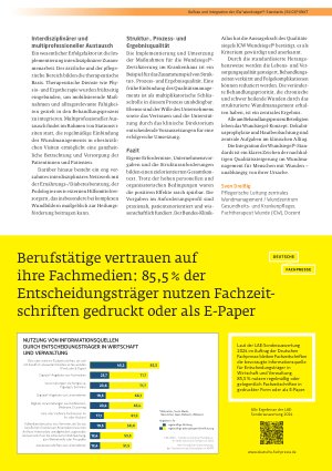 Vorschauseite 2: Der Weg zur Wundsiegel®-Zertifizierung „Wundmanagement im Krankenhaus“ – Aufbau und Integration der ICW-Standards im Krankenhaus Hedwigshöhe in Berlin