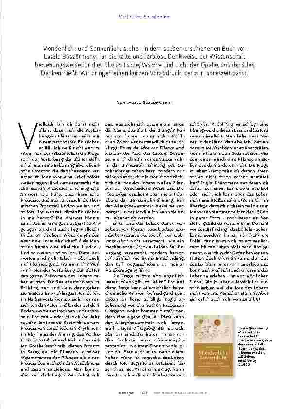 Vorschauseite 2: Vom Verfärben der Blätter im Herbst