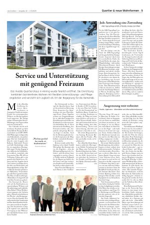 Vorschauseite 1: Service und Unterstützung mit genügend Freiraum
