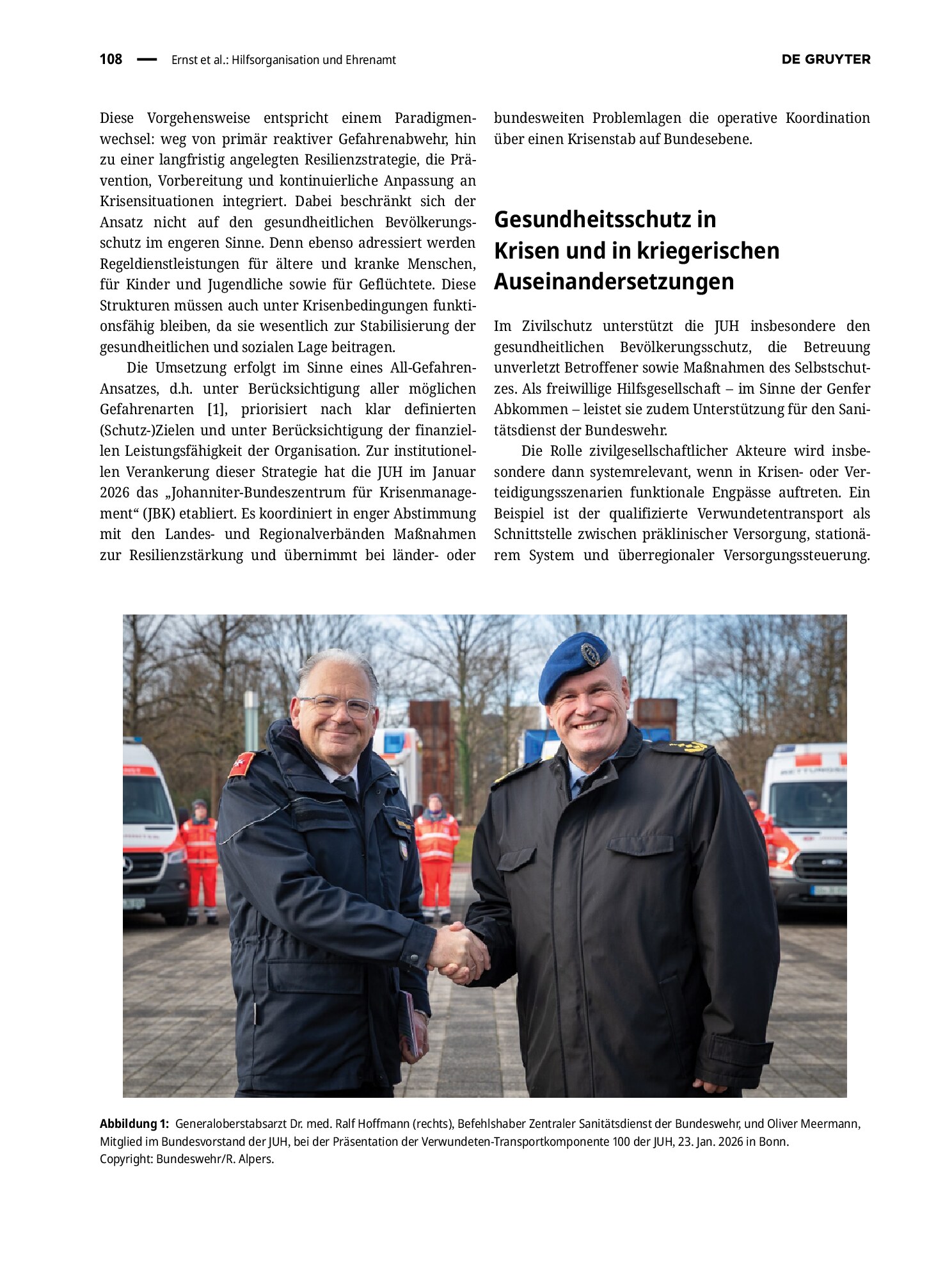 Vorschauseite 2: Hilfsorganisation und Ehrenamt: Ein Rückgrat der Resilienz