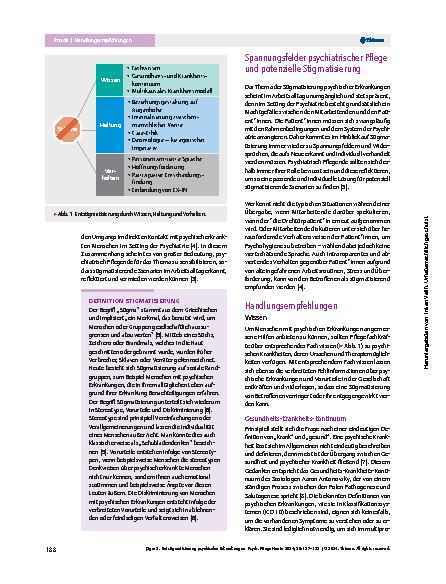 Vorschauseite 2: Entstigmatisierung psychischer Erkrankungen