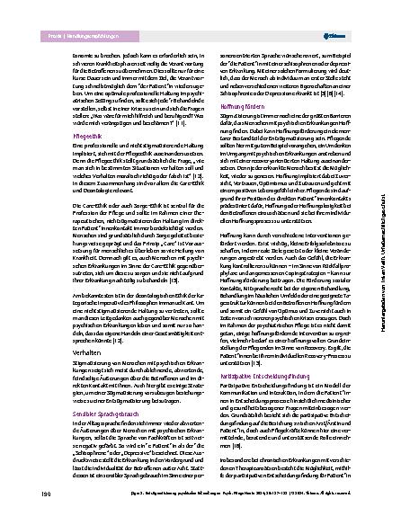 Vorschauseite 4: Entstigmatisierung psychischer Erkrankungen