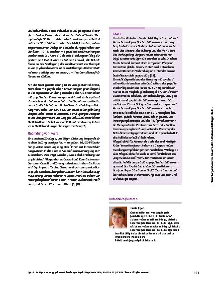 Vorschauseite 5: Entstigmatisierung psychischer Erkrankungen