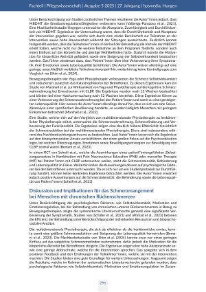 Vorschauseite 6: Die Erhaltung der Lebensqualität von Menschen mit chronischen Rückenschmerzen Implikationen für das Schmerzmanagement in der Pflege