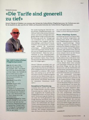 Vorschauseite 1: «Die Tarife sind generell zu tief»