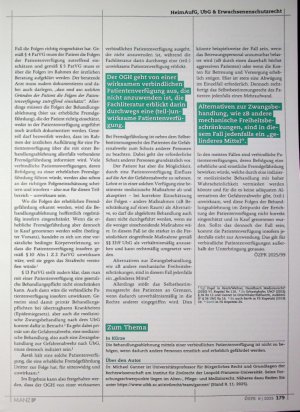 Vorschauseite 3: Patientenverfügung zu Lasten Dritter
