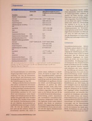 Vorschauseite 6: Schulerfahrungen und Gesundheitsverhalten von Grundschulkindern
