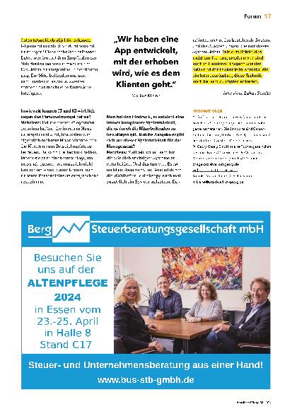 Vorschauseite 2: „Wir entwickeln das nicht nur für uns.“