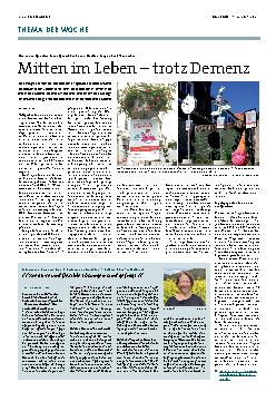 Vorschauseite 1: Mitten im Leben – trotz Demenz