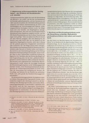 Vorschauseite 2: Tendenzen der aktuellen Rechtsprechung 2025 zum Beamtenrecht