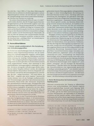 Vorschauseite 3: Tendenzen der aktuellen Rechtsprechung 2025 zum Beamtenrecht