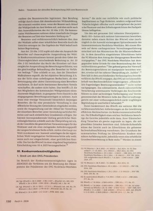 Vorschauseite 4: Tendenzen der aktuellen Rechtsprechung 2025 zum Beamtenrecht