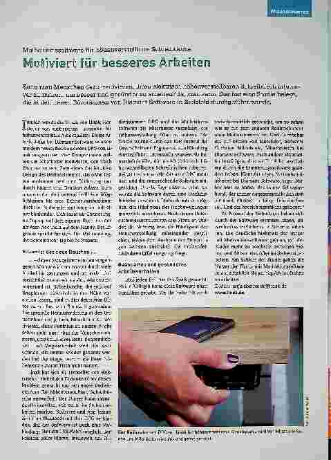 Vorschauseite 1: Motiviert für besseres Arbeiten.