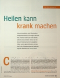 Vorschauseite 2: Heilen kann krank machen.