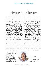 Vorschauseite 1: Heute, nur heute.
