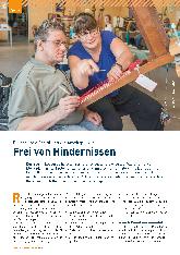 Vorschauseite 1: Barrierefreie Gestaltung von Arbeitsplätzen. Frei von Hindernissen.