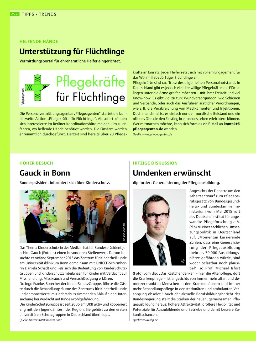 Vorschauseite 1: Tipps · Trends