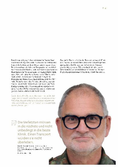 Vorschauseite 2: Kriegsmedizin „Leben retten im Ressourcenmangel“