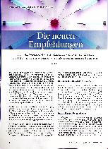Vorschauseite 1: Die neuen Empfehlungen
