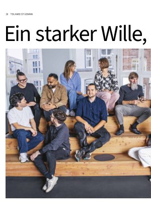 Vorschauseite 1: Ein starker Wille, ein starkes Team