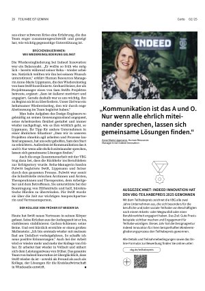 Vorschauseite 4: Ein starker Wille, ein starkes Team