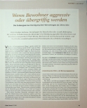 Vorschauseite 1: Wenn Bewohner aggressiv oder übergriffig werden.