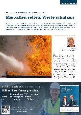 Vorschauseite 1: Menschen retten, Werte schützen