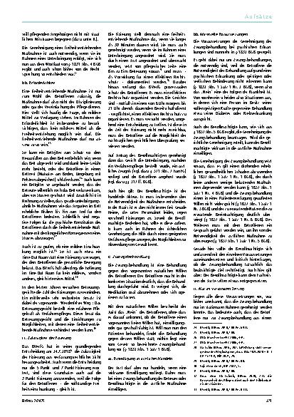 Vorschauseite 3: Zulässigkeit von Zwang zum Schutz des Vollmachtgebers