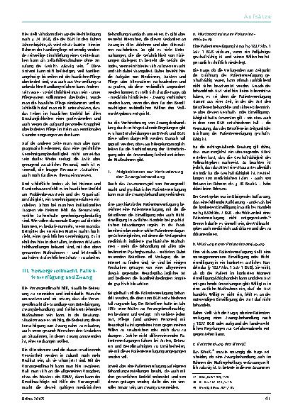 Vorschauseite 5: Zulässigkeit von Zwang zum Schutz des Vollmachtgebers
