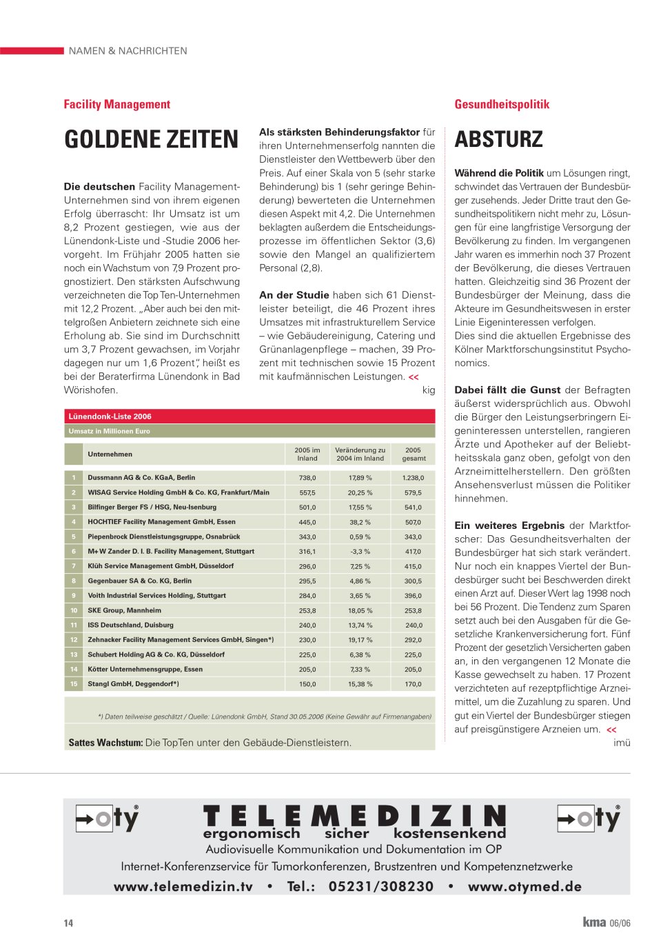 Vorschauseite 1: Absturz