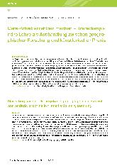 Vorschauseite 1: Care-Arbeit erzählbar machen - Transdisziplinäre Lehre als Aushandlung zwischen geographischer Forschung und künstlerischer Praxis