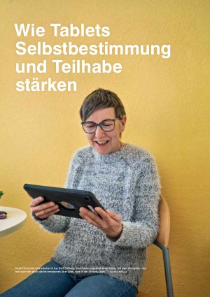 Vorschauseite 1: Wie Tablets Selbstbestimmung und Teilhabe stärken