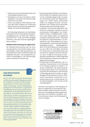 Vorschauseite 4: Die Pflegebranche in Bewegung