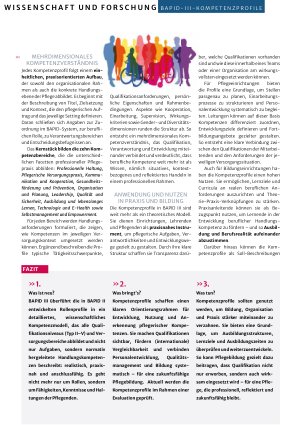 Vorschauseite 3: »BAPID III – Kompetenzprofile für die Pflegepraxis«