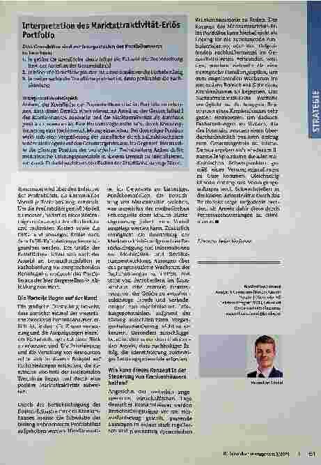 Vorschauseite 3: Die richtigen Entscheidungen: Die Portfolioanalyse zur Identifizierung medizinischer Leistungspotenziale