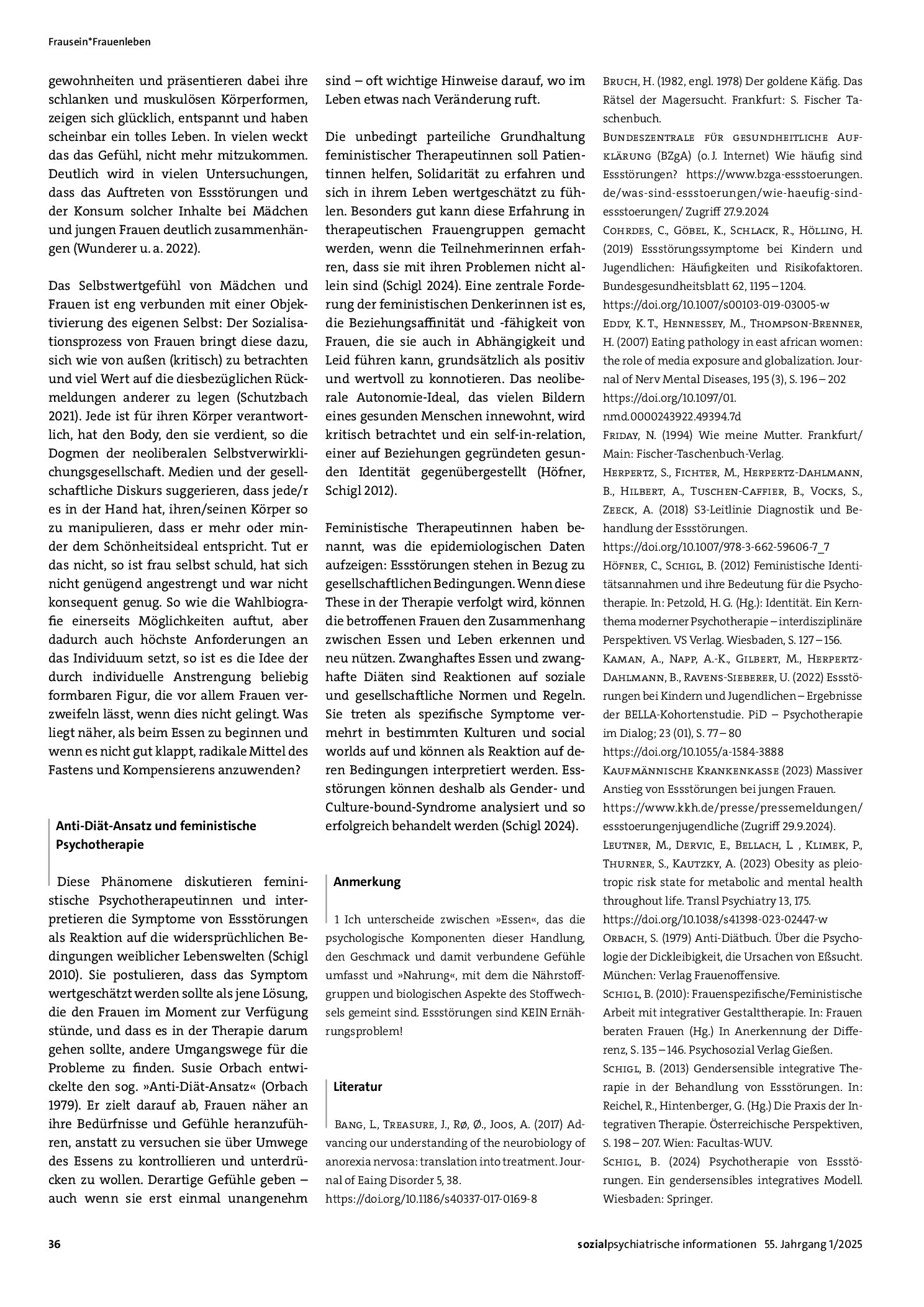 Vorschauseite 4: Essstörungen als Gender- und Culture-bound-Syndrome