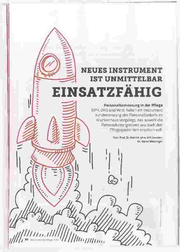 Vorschauseite 1: NEUES INSTRUMENT IST UNMITTELBAR EINSATZFÄHIG