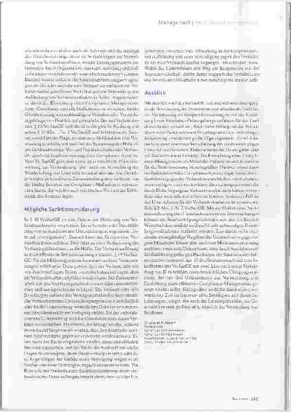 Vorschauseite 4: Verbandssanktionengesetz Neues Strafrecht betrifft auch Krankenhäuser.