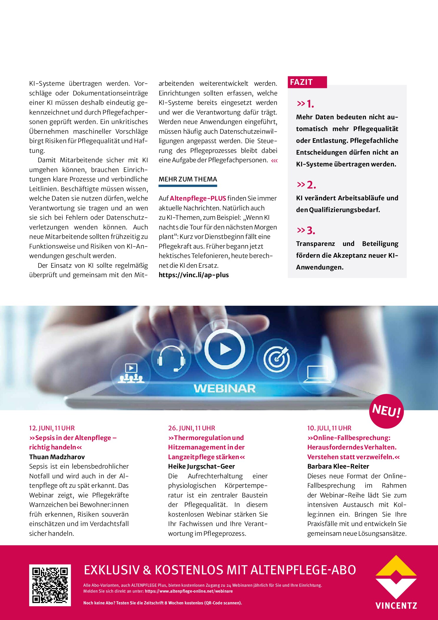 Vorschauseite 4: KI im Arbeitsalltag