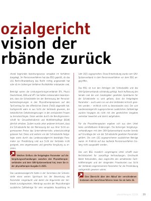 Vorschauseite 2: Bundessozialgericht weist Revision der Berufsverbände zurück