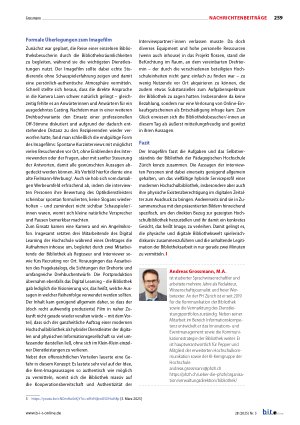 Vorschauseite 3: Die Bibliothek im Spiegel zweier Welten Ein Ort des Wandels – wo technologische Innovation auf menschliche Begegnung trifft