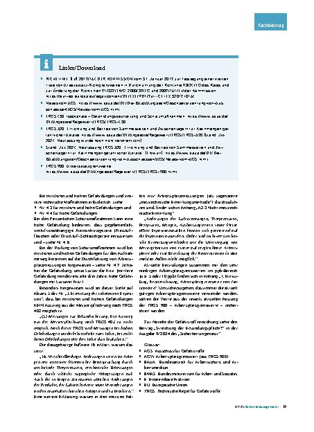 Vorschauseite 4: Neufassungen TRGS Neues aus dem AGS