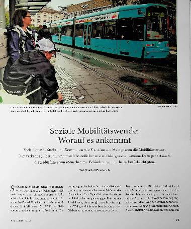 Vorschauseite 1: Soziale Mobilitätswende: Worauf es ankommt