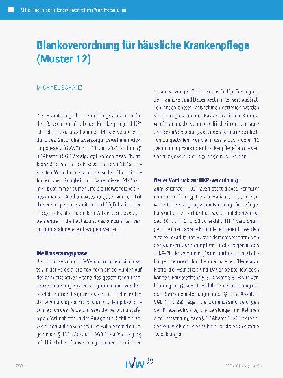 Vorschauseite 2: Mitteilungen der Interessenvertretung Wundversorgung