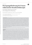 Vorschauseite 1: Bewegungsförderung bei Frauen während der Brustkrebstherapie