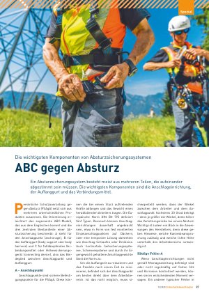 Vorschauseite 1: Die wichtigsten Komponenten von Absturzsicherungssystemen ABC gegen Absturz