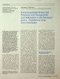 Vorschauseite 1: Betreuungsbedürfnisse von Patienten mit Übergewicht und Adipositas in der Hausarztpraxis - Ergebnisse einer Interviewstudie