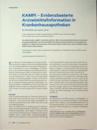 Vorschauseite 1: KAMPI - Evidenzbasierte Arzneimittelinformation in Krankenhausapotheken